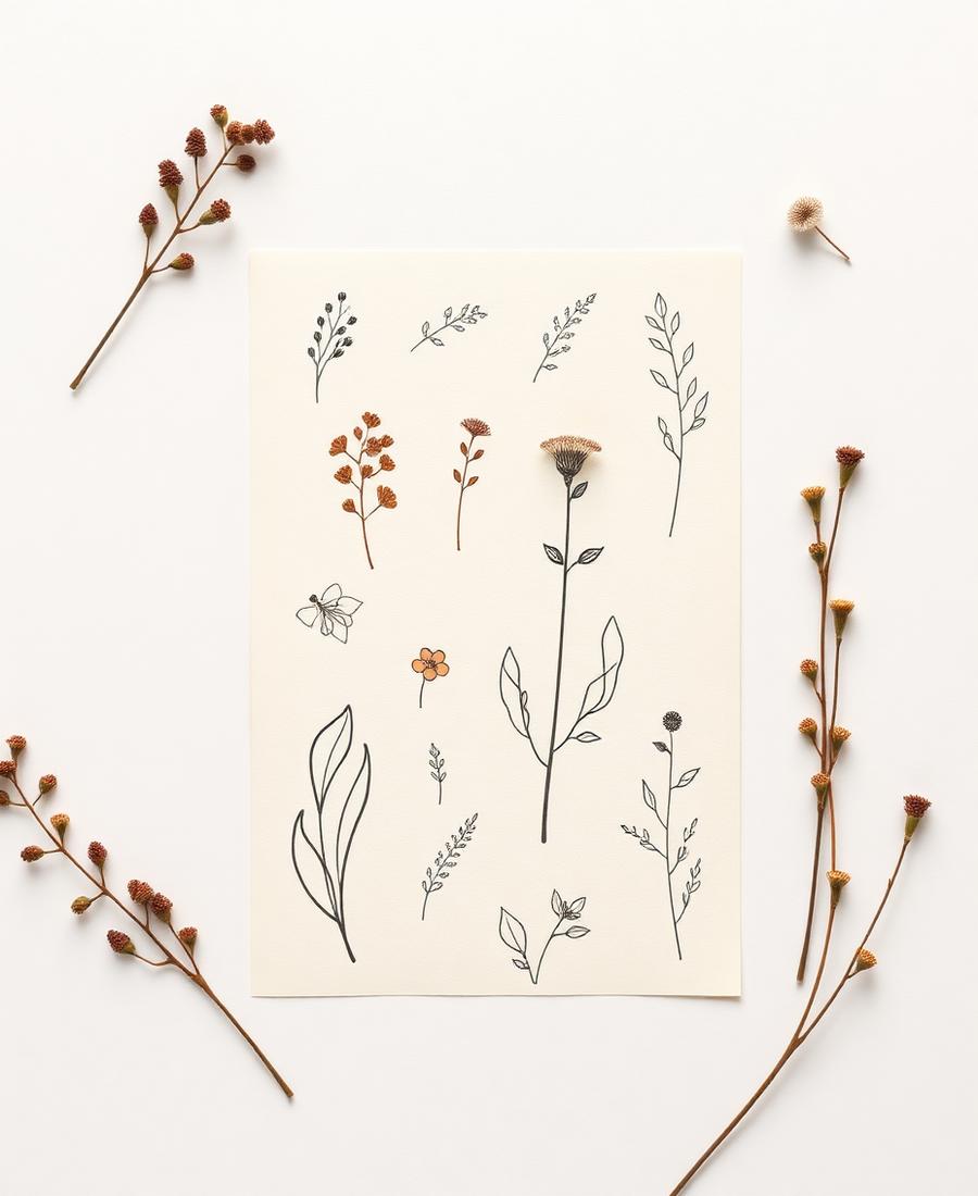 Botanical Sticker Sheet